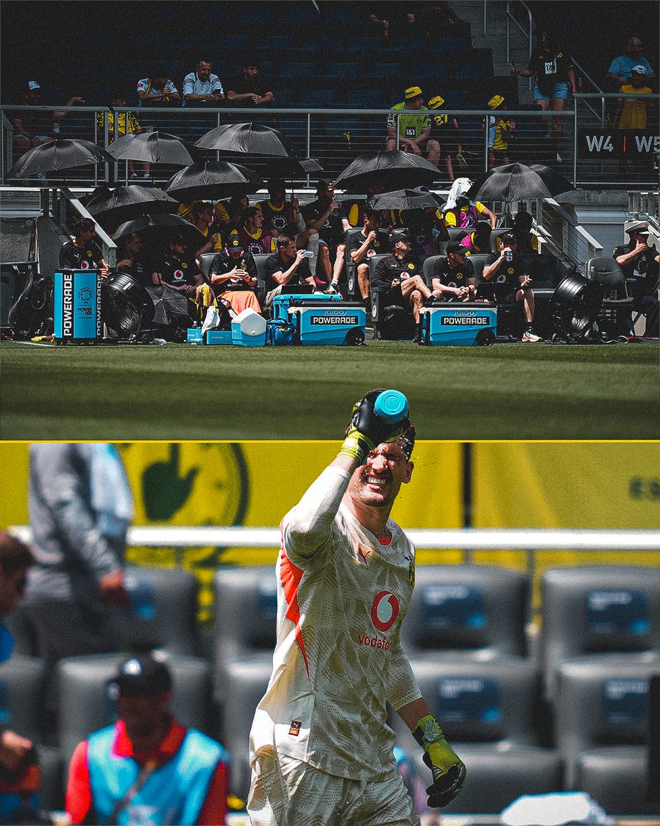 Para pemain cadangan Dortmund menonton laga dari ruang ganti selama babak pertama karena suhu di Cincinnati mencapai 31° celcius.

Situasi makin panas karena matahari langsung mengarah ke bench pemain, yang tidak memiliki atap, selama babak pertama.
