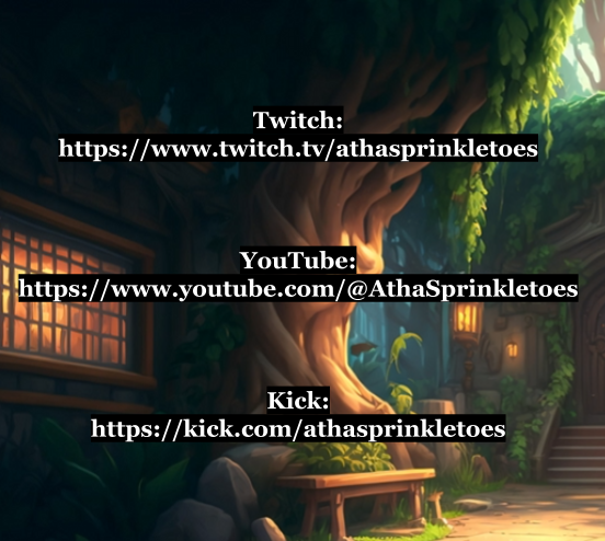 Alright my toezeez, I'll be playing my friends game that she helped create called Capri Care! I will be multi-streaming to Twitch, Kick, and YouTube. I will be streaming in about 4 hrs and 30 mins from now (3pm MST). SO come and hang out with me as I play this demo!!!