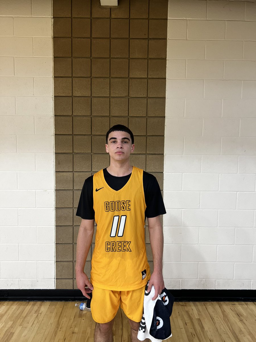 Jaquell Brown - Goose Creek Class of 2026 dominated his game today in North Augusta. Being a leader keeping everybody involved he dished out clean assists, while also consistently shooting the three point shot. Not to mention he had to guard the toughest player on the court most