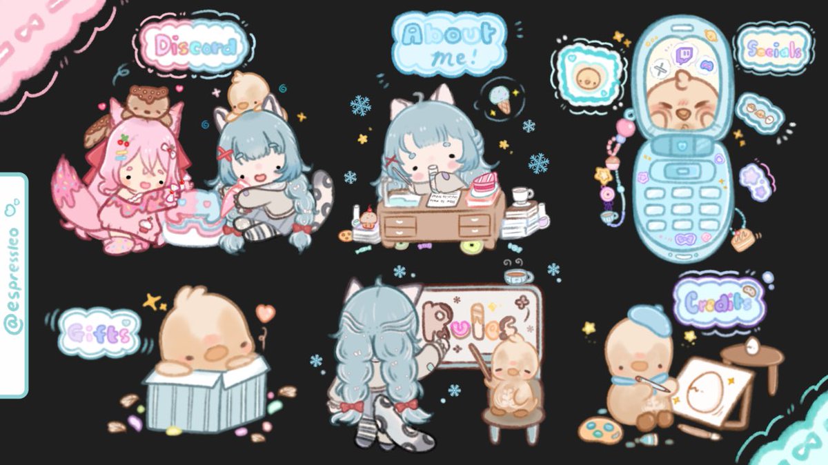 panel cms for @.espressleo ☕️❄️