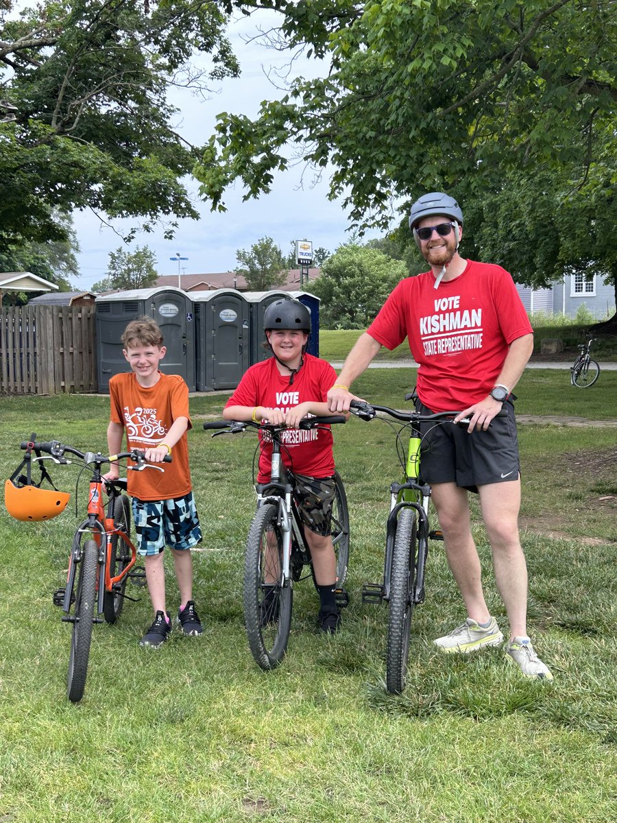 MKishman's tweet image. A great day for the Congressman Ralph Regula Memorial Ride on the @TowpathTrail. 🚲#OH50