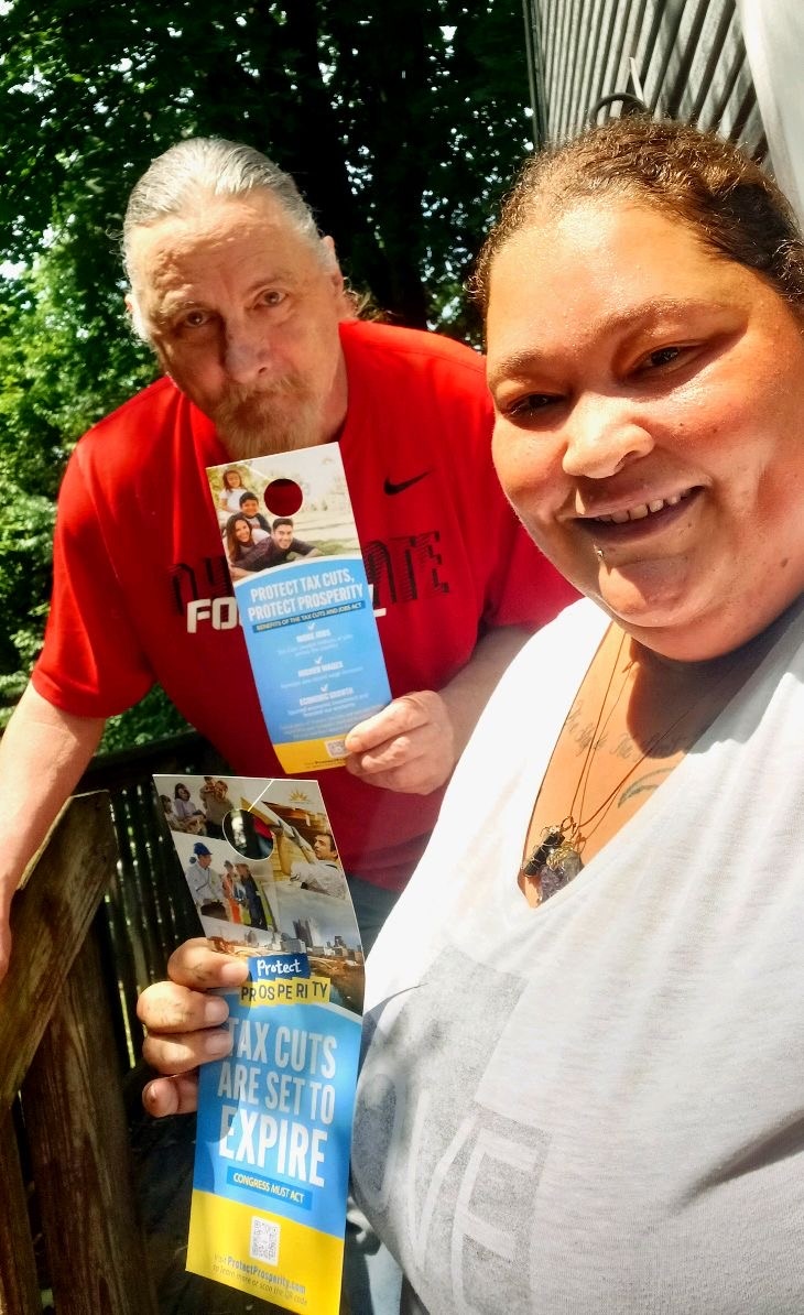 LibreOhio's tweet image. National Day of Action in Sandusky and Summit counties🚪✊ #belibre #TCJA #ProtectProsperity #canvassing #libreohio #VIVETuAmericanDream