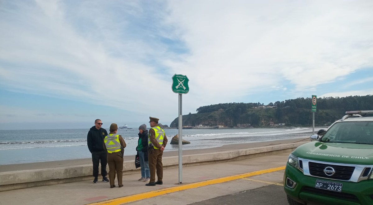 ZonaCarabValpo's tweet photo. #Puchuncavi: Carabineros de la Tenencia Puchuncaví realiza campañas preventivas "autocuidado", en el marco de la prevención para la Comuna #Horcon, #LasVentana
👮♂️ ¡Prevenir es tarea de todos!
#Carabineros #munipuchuncavi #SeguridadPública https://t.co/kPG8YeObAy