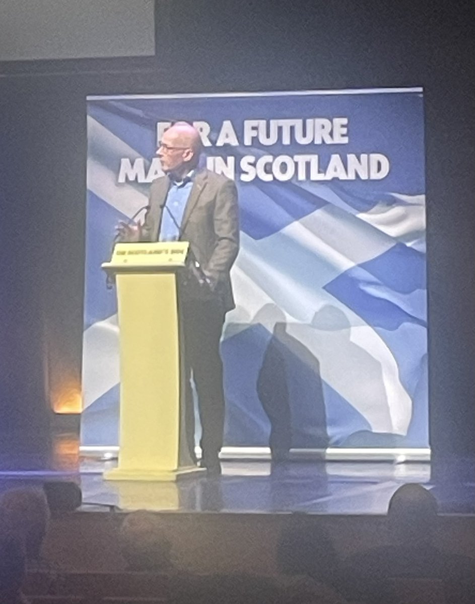 Great day <a href="/theSNP/">The SNP</a> National Council today.  Although, the weather looked as if it was better in Paisley.  Just as well as the heat currently is killing me - not complaining - but so warm.