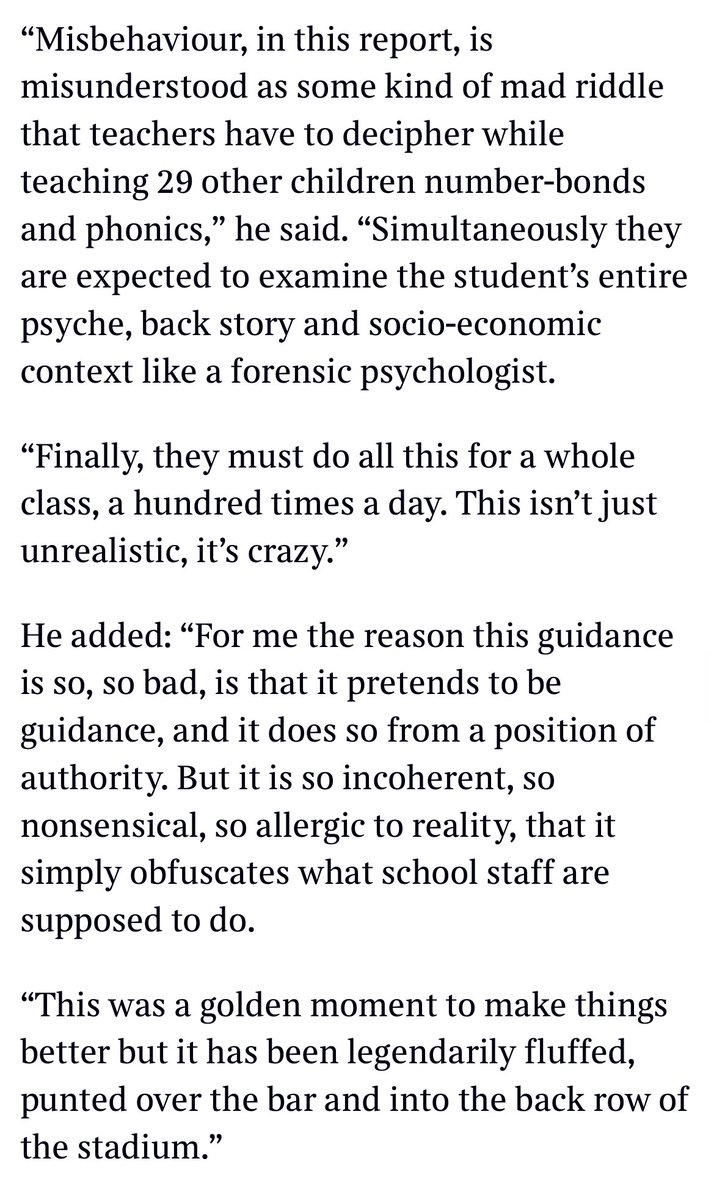 What’s the expert verdict on SNP plan to curb school violence? F-minus. My response to the enormous opportunity, missed completely by the latest Scottish school behaviour guidance. 

thetimes.com/article/e17146…