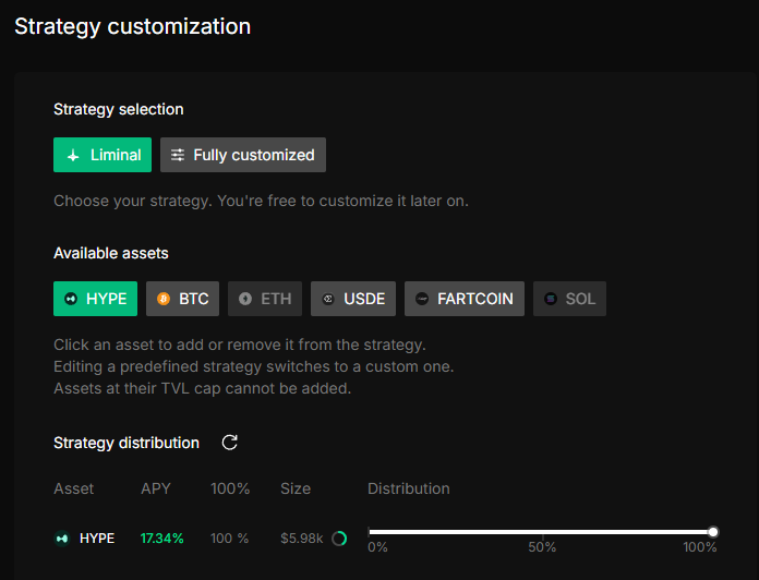 Liminal just raised their caps by $50mil.

If you're looking for <a href="/HyperliquidX/">Hyperliquid</a> exposure this is one of the best places to park your funds.

You position yourself for 3 airdrops:
- $HYPE
- $UNIT <a href="/unitxyz/"></a> 
- Liminal

If you're looking to deposit 5figs dm me for a code.
