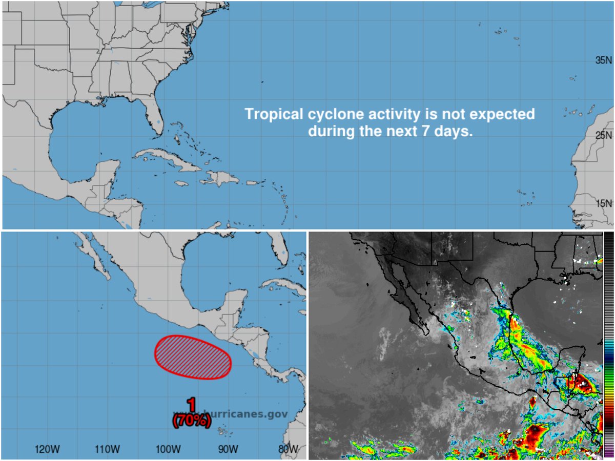Tropical Update. Atlantic staying quiet. Pacific now working on it's 6th named storm. Flossie is forming over there. Kinda catchy name. Reminds me I need to floss more. I hope my dentist isn't reading. I really don't a few times a week like I tell them. So much pressure when in