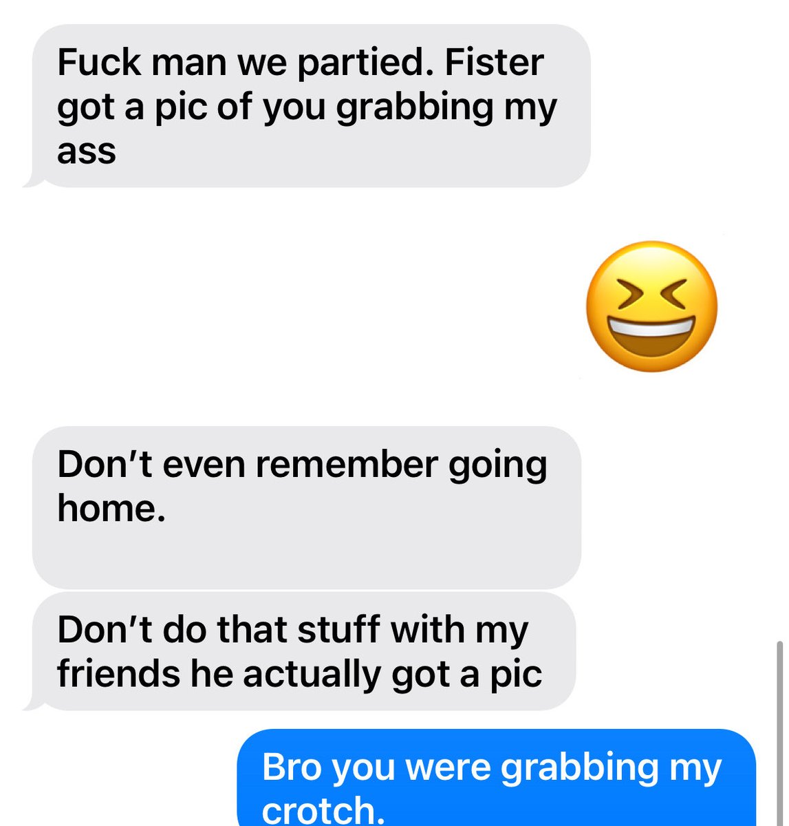 Straight bro acting like he didn’t want me to fuck him last night. Cool story dude.