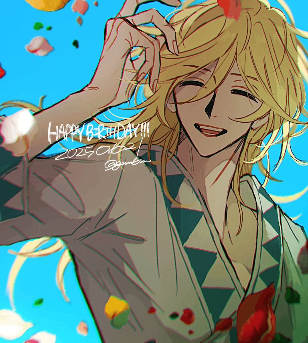 おめでとうございました💛🩵🤍 
#ファイ・D・フローライト生誕祭2025