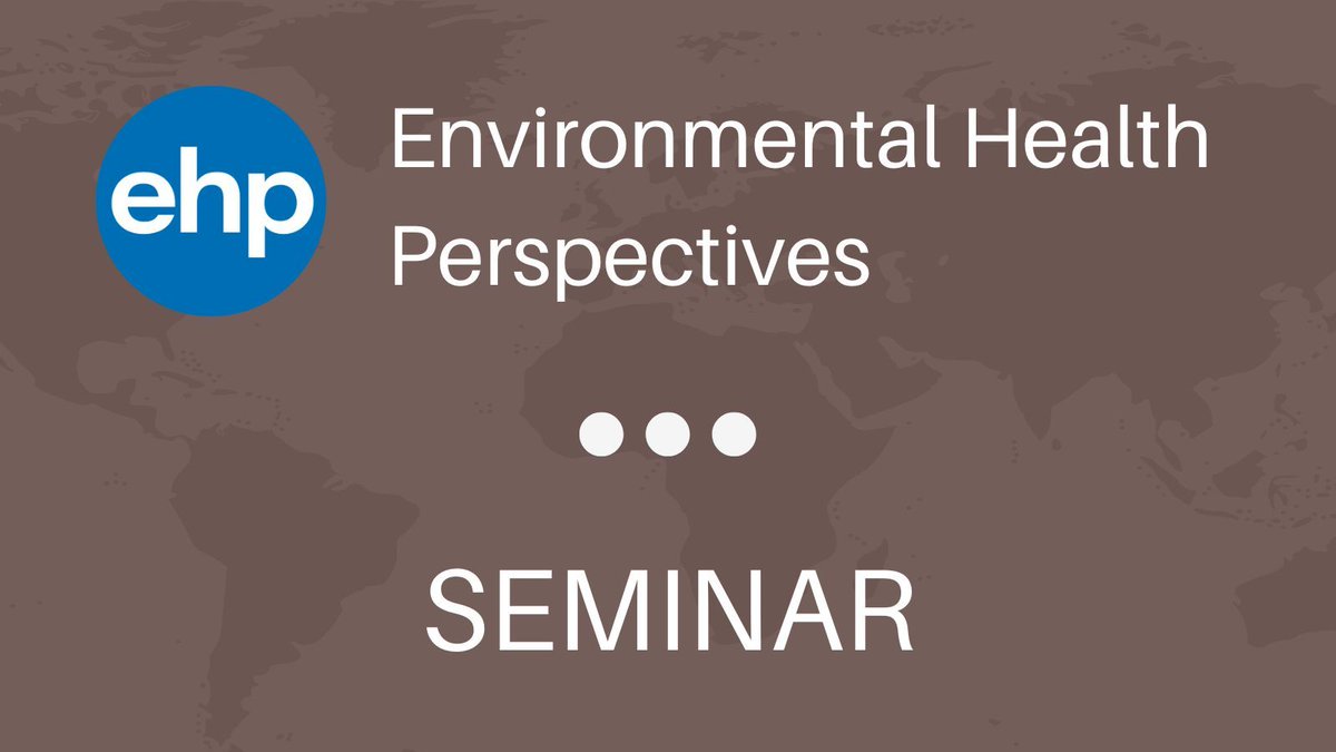NEW SEMINAR: Workflow for Statistical Analysis of Environmental Mixtures ➡️ buff.ly/K9kXyXI