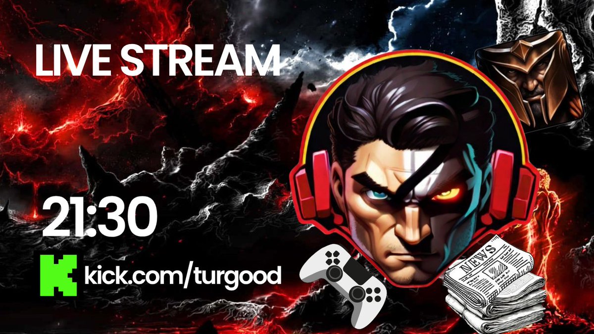 Join us for an exciting live stream on Kick 

Where: kick.com/turgood
When:  21 Haziran 21:30 (Turkey Time) 

Don’t miss out! Set a reminder and bring your friends. 

See you there!