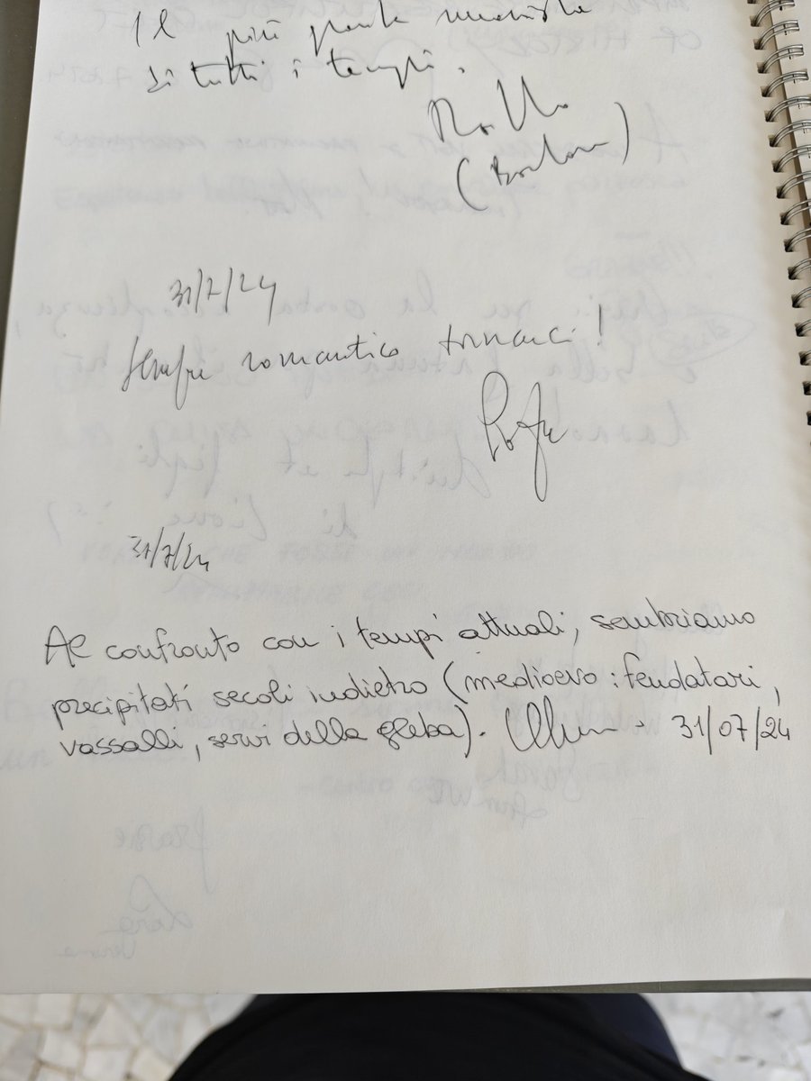 drb (@dottorbarbieri) on Twitter photo PERCHÉ NON SIAMO INDIETRO MA SIAMO INDIETREGGIATI
Nella sua intervista <a href="/AleRosina68/">Alessandro Rosina</a> sostiene che "siamo indietro su nidi, congedi, assegni per i figli, salari, formazione e ricerca".
C'è, tra i molti, un raro esempio di imprenditoria dove eravamo avanti rispetto al mondo PERCHÉ NON SIAMO INDIETRO MA SIAMO INDIETREGGIATI
Nella sua intervista <a href="/AleRosina68/">Alessandro Rosina</a> sostiene che "siamo indietro su nidi, congedi, assegni per i figli, salari, formazione e ricerca".
C'è, tra i molti, un raro esempio di imprenditoria dove eravamo avanti rispetto al mondo