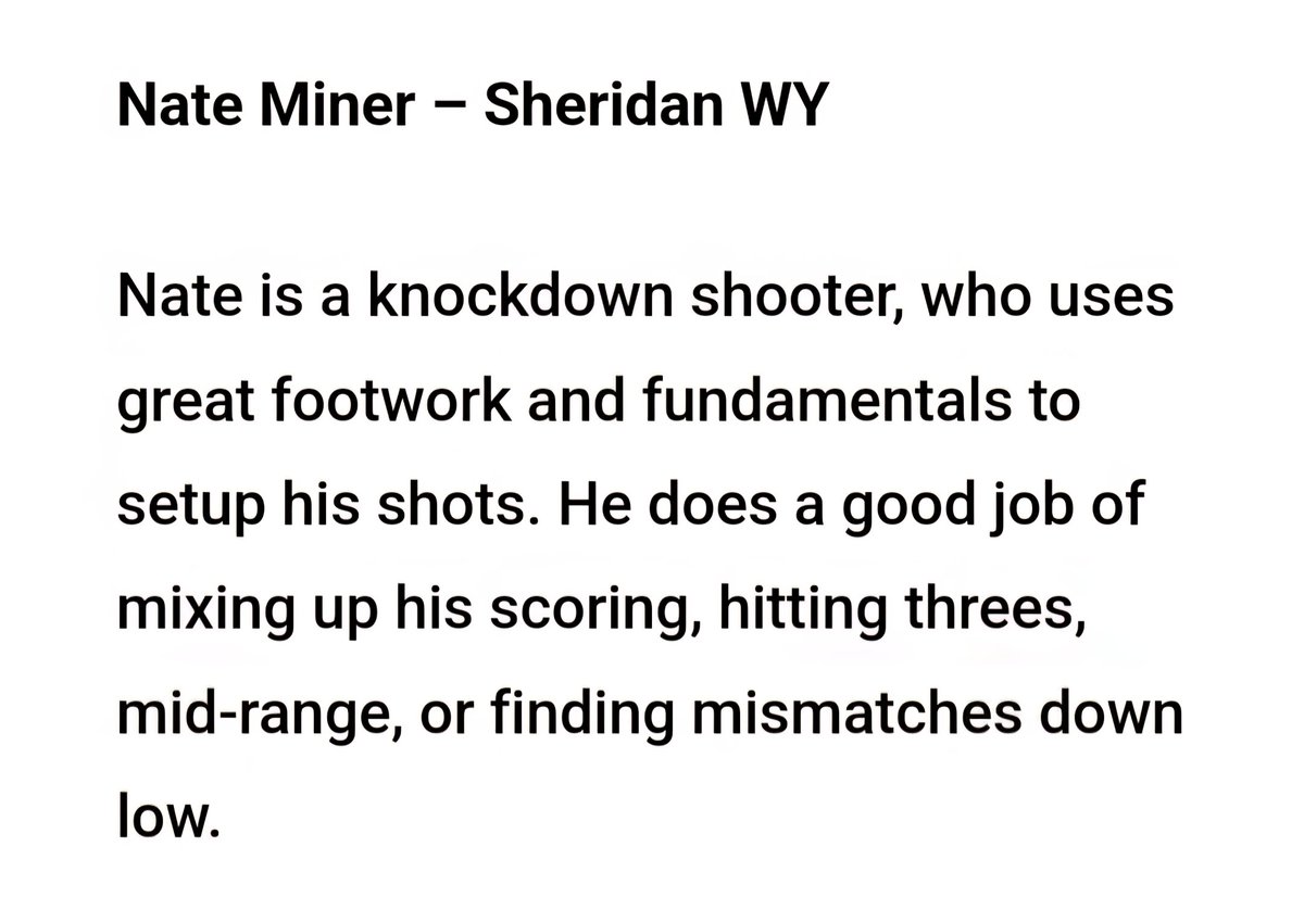 Tim Miner (@timmineritis) on Twitter photo Looking forward to watching <a href="/NateTwoFour/">Nate Miner</a> next weekend at Colorado Live. Very accurate description of Nate's game for sure <a href="/COHoops5280/">Colorado Hoops</a>. Thanks for covering him. Looking forward to watching <a href="/NateTwoFour/">Nate Miner</a> next weekend at Colorado Live. Very accurate description of Nate's game for sure <a href="/COHoops5280/">Colorado Hoops</a>. Thanks for covering him.