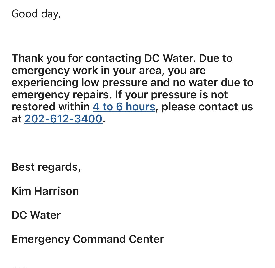 Commr_David's tweet image. There was a sudden loss of water pressure last night around Davenport &amp;amp; Connecticut Avenue, NW. See explanation from DC Water below.