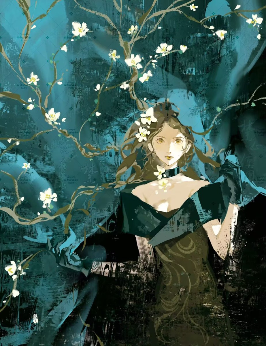 灵感来源是梵高的杏花🥰