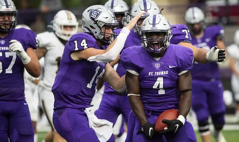 Devyn Davis (@devyndavis91) on Twitter photo #AGTG After a great camp I’m blessed to say that I have received my first D1 offer to the University of St. Thomas!
<a href="/CoachTrot/">Regi Trotter</a> <a href="/Coach_Caruso/">Coach Glenn Caruso</a> <a href="/Gumbs21/">Addison Gumbs</a> <a href="/UST_Football/">St. Thomas Football</a> <a href="/coachjonholmes/">Jon Holmes</a> <a href="/BishopMiege_FB/">Bishop Miege Football 🏈</a> #AGTG After a great camp I’m blessed to say that I have received my first D1 offer to the University of St. Thomas!
<a href="/CoachTrot/">Regi Trotter</a> <a href="/Coach_Caruso/">Coach Glenn Caruso</a> <a href="/Gumbs21/">Addison Gumbs</a> <a href="/UST_Football/">St. Thomas Football</a> <a href="/coachjonholmes/">Jon Holmes</a> <a href="/BishopMiege_FB/">Bishop Miege Football 🏈</a>