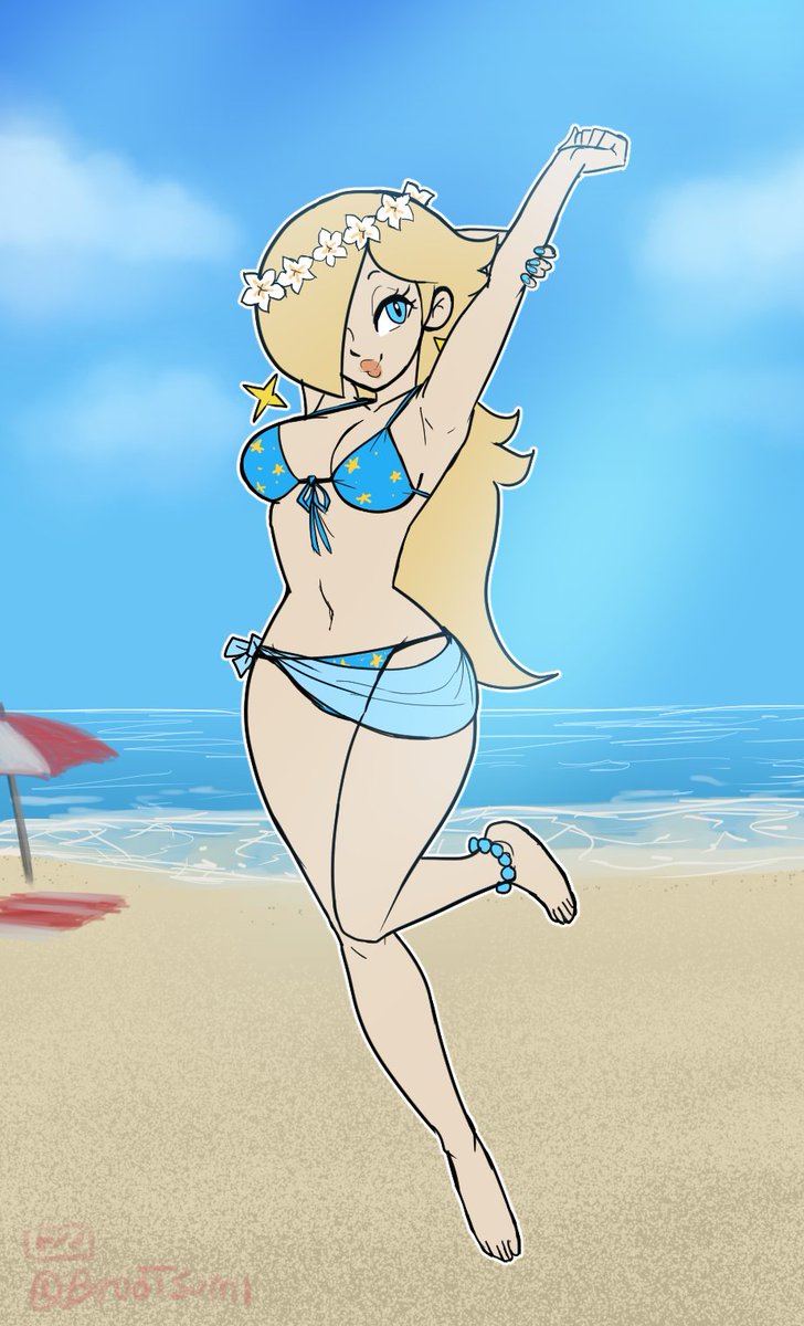 I was saving this Rosalina to post during the summer.
It is the summer. (comm)