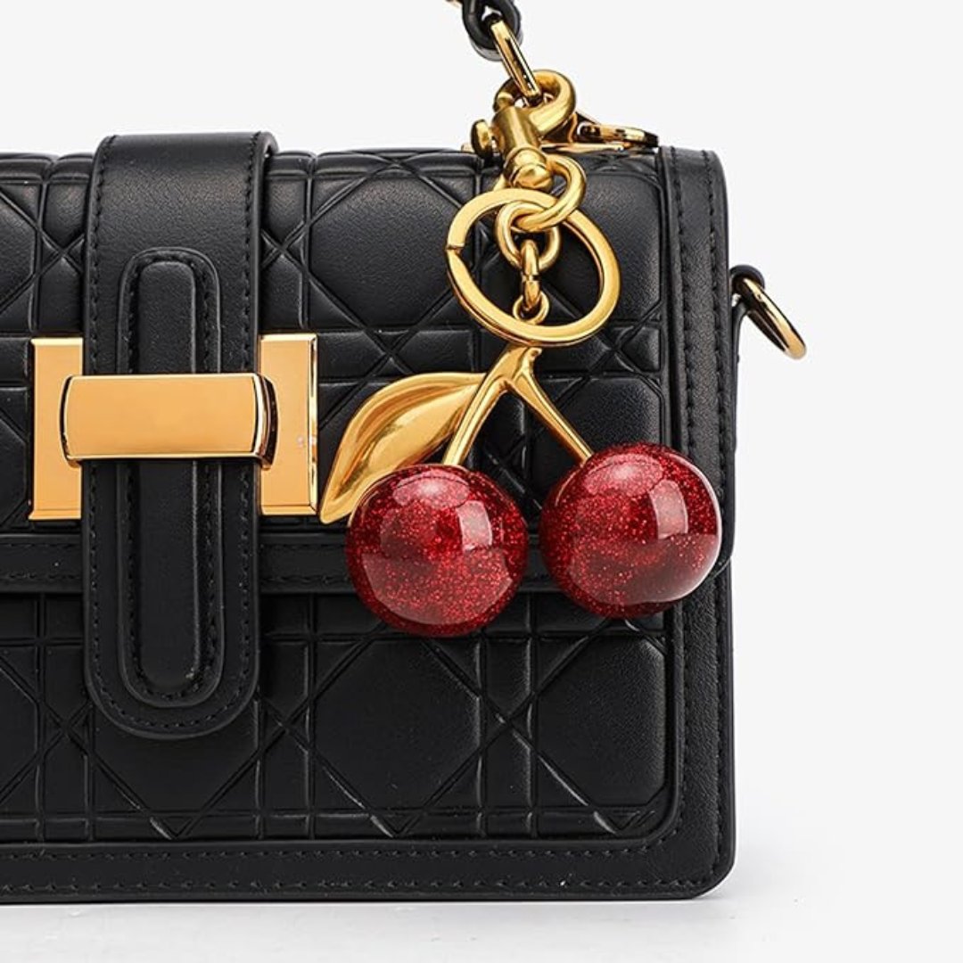 When your brand is synonyms with sweet luxury key chains. Of course, it's  one of our best sellers! #sweet #cherry