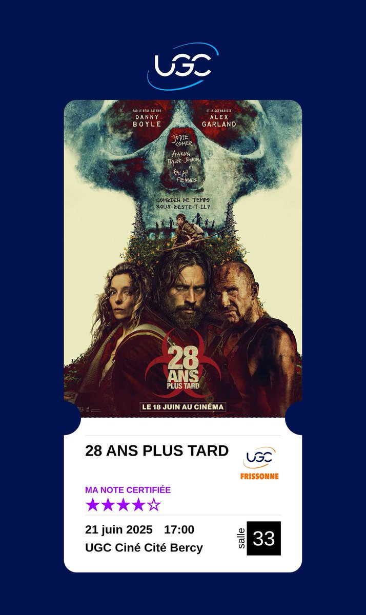 sakels's tweet image. Voici mon nouveau billet dans ma collection UGC ! Tu peux en savoir plus sur le film ici : ugc.fr/film_16557.html ⁦@UGCcinemas⁩  très bonne idée ! 👌👍 on attends les anciens tickets !
