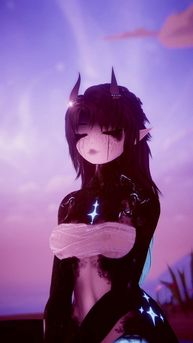 -avatar-
Nox BY <a href="/os_EIGHT_api/">VIII</a> 

Gumroad: oseight.gumroad.com 
Jinxy: jinxxy.com/EIGHT_os

-worlds-
Horizon By C A L B
MCC_空壁_SkyWall By Ruru_sound
Howl's Moving Castle By NIIINY

#VRChatPhotography #VRChatAvatars