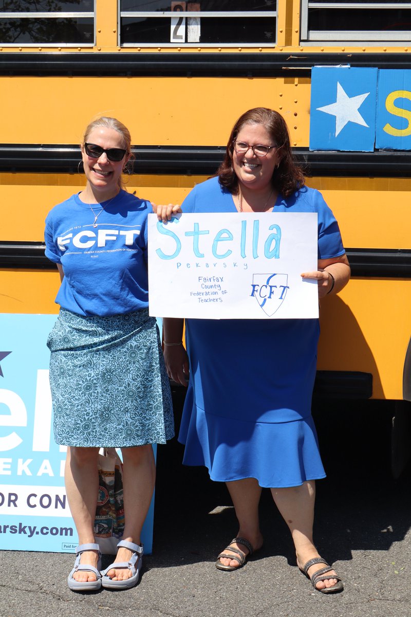 Thank you to everyone who came out to our rally with @FCFTunion!

1 week from Election Day, our message is loud and clear:

We’re ready to take the fight to Donald Trump and Mike Johnson and Teach Them A Lesson! 

@SalimVASenate <a href="/LauraJaneCohen/">Laura Jane Cohen</a> <a href="/KarrieKDelaney/">Karrie Delaney</a> <a href="/HollySeiboldVA/">Holly Seibold</a>