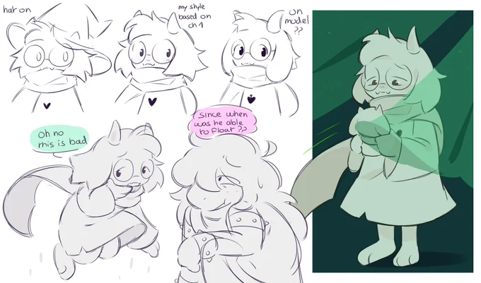 ralsei sketches 