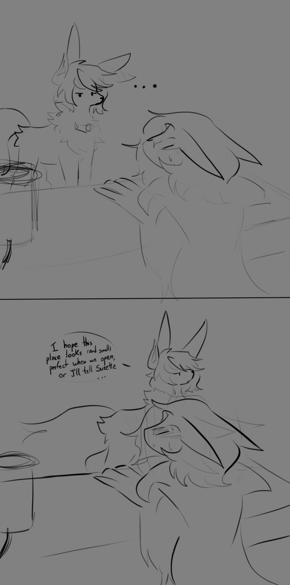 Not you mistaking a completely different specie from the Leafeon you got a crush on ☠️
(Wait, who's that pkmn? 👁️)

Client wishes to remain anonymous. Comm was done a few weeks ago, but I totally forgot to upload it