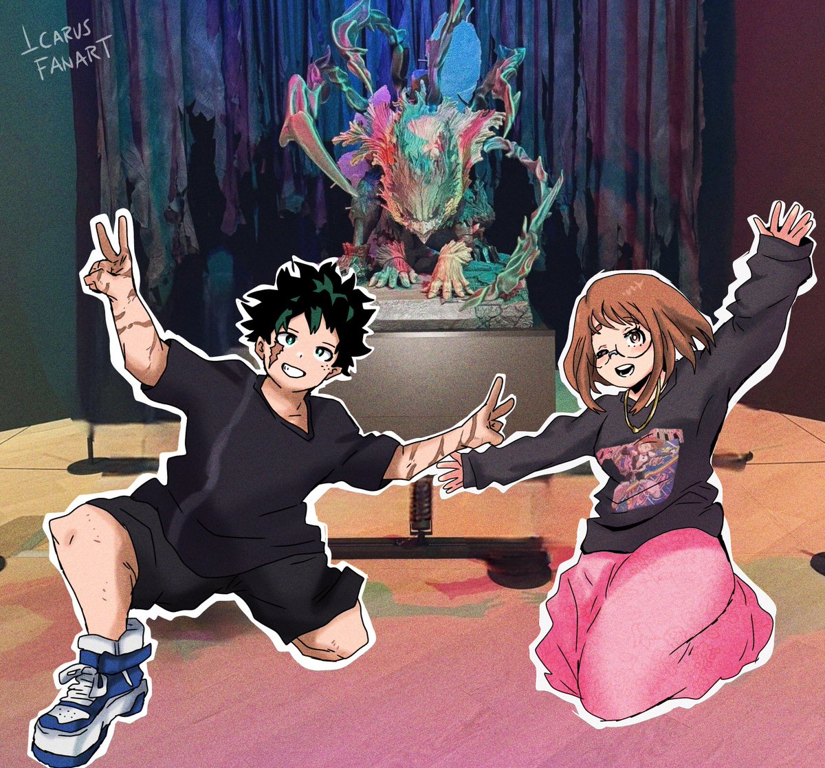 JVA_FanBoy02's tweet image. Here's an Izuocha Art Version
#mhafanart #deku #izuocha #Ochakouraraka