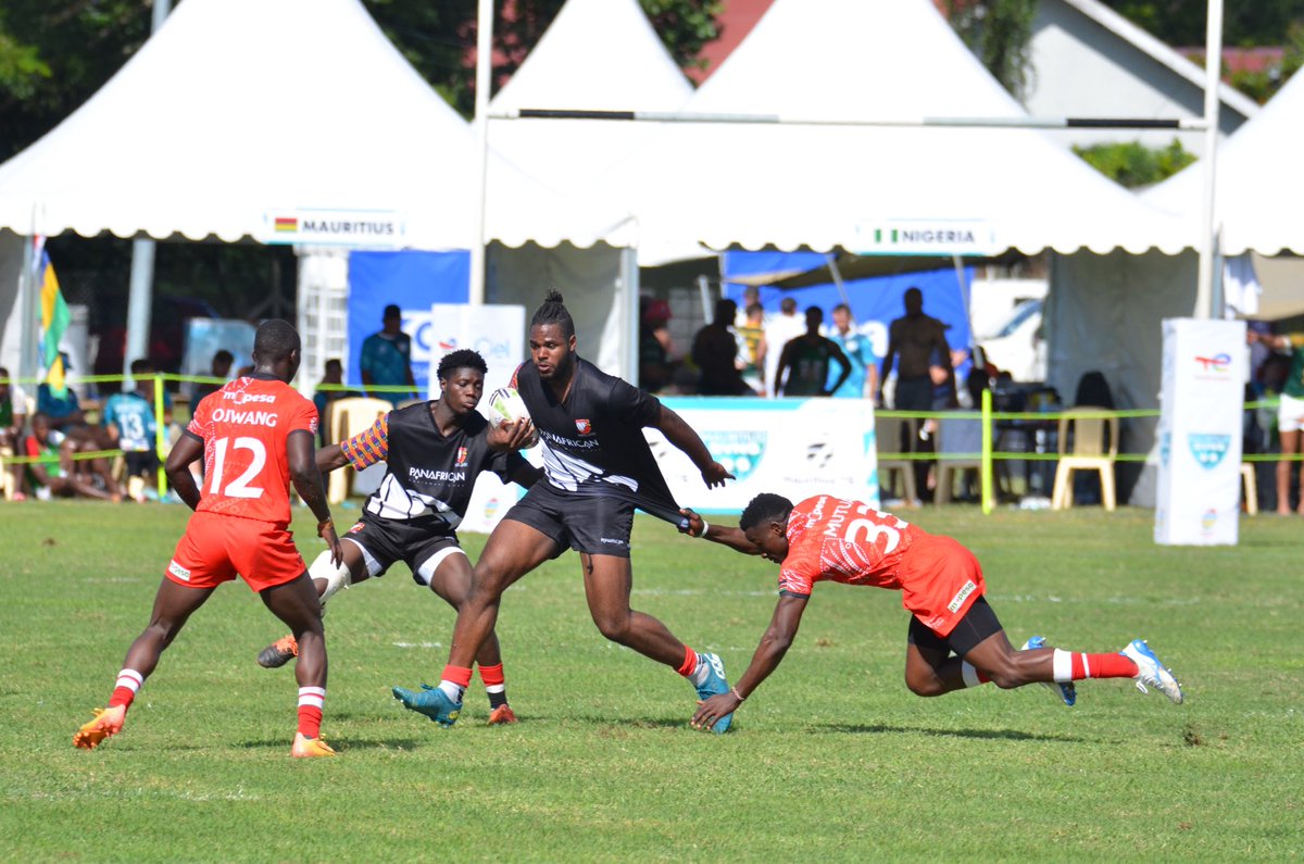 ghana_rugby's tweet photo. Action shots from our clash against Kenya! 🇬🇭🆚🇰🇪
Every frame captures the intensity, heart, and hustle as the Ghana Eagles battled Kenya.
We may have fallen short, but the fight was relentless. 🦅🔥📸

#GhanaEagles #RugbyAfrica7s #GHAvKEN #InAction #EagleGrit #PrideInEveryPlay https://t.co/p1r6kzwsZ4