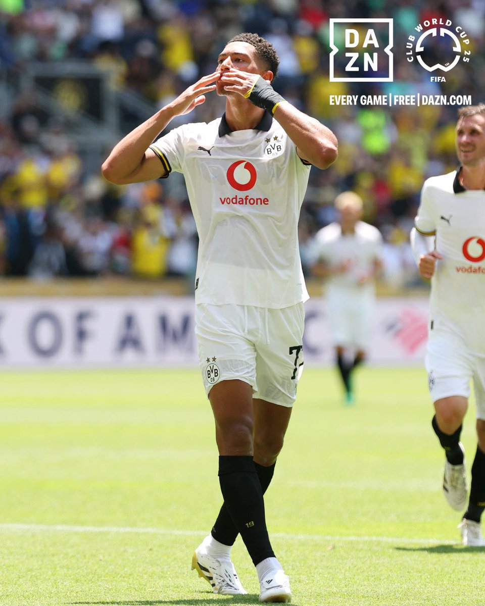 Mundial de Clubes: Borussia Dortmund vence Mamelodi por 4-3.
Nmecha, Guirassy, Bellingham, Mudau (A.G), Lucas Ribeiro, Rayners e Mothiba fizeram os golos do jogo.
