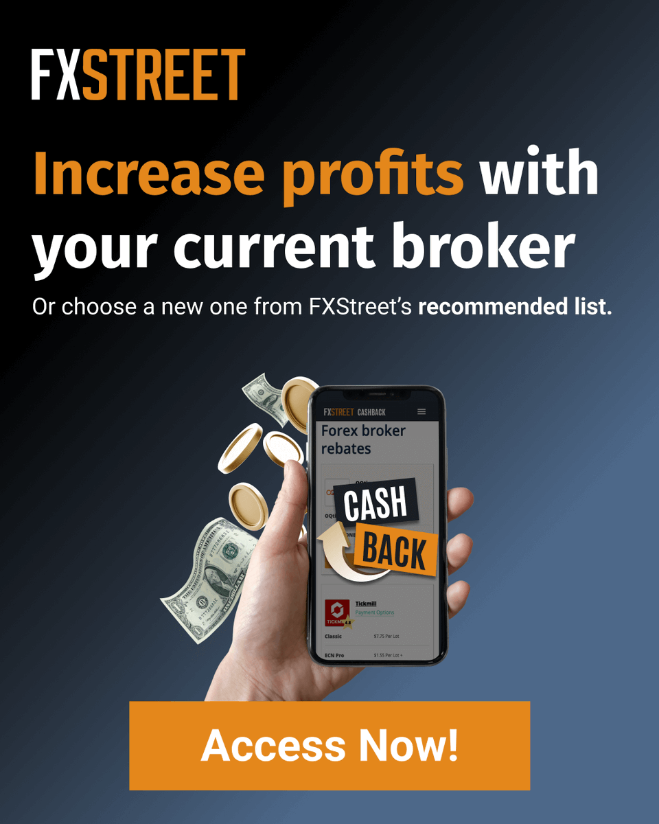 FXStreetNews's tweet photo. ❓ Haven’t joined FXStreet’s Cashback Program yet?
Earn cashback on every #trade, with over 50 brokers to choose from—completely free! 💼
👉 Sign up today: https://t.co/lfbfC1KlMc
#ForexTrading #EarnMore #CashbackProgram https://t.co/qLuqdoUZrK