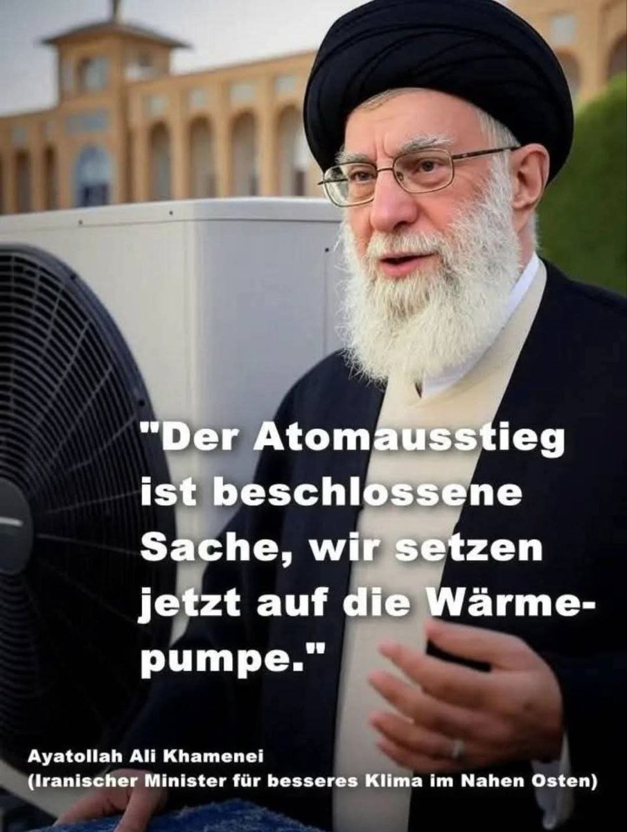 Nachdem sich Herr Habeck wegen seiner Misswirtschaft aus der Politik und Deutschland verabschiedet hat, hat er nun tatsächlich ein neues Opfer gefunden. Hoffentlich bemerkt der seinen Fake nicht, denn im Iran gibts noch die Todesstrafe.