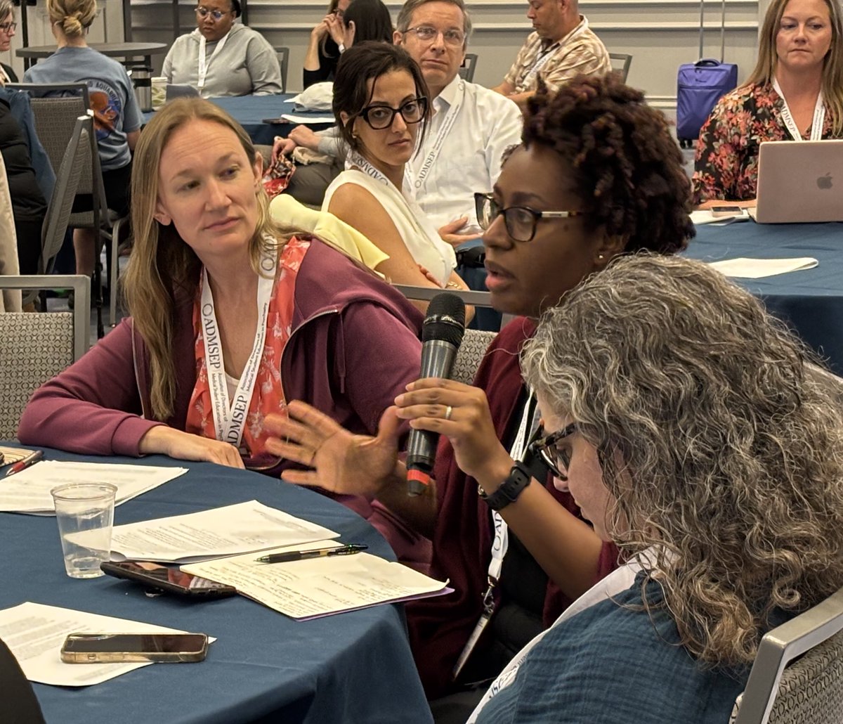 Appreciated the opportunity to join a spirited plenary on AI and institutional policy! 

At #ADMSEP25, it was encouraging to hear the active dialogue among trainees and faculty. 

We must roll up our sleeves and balance principles &amp; practicality as we train the next generation!