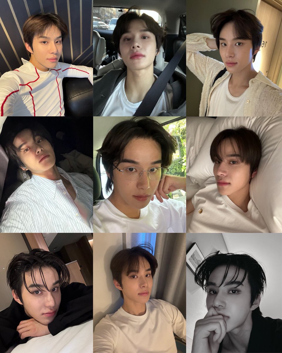 jungwoobald's tweet image. jungwoo’s selfie game is unmatched