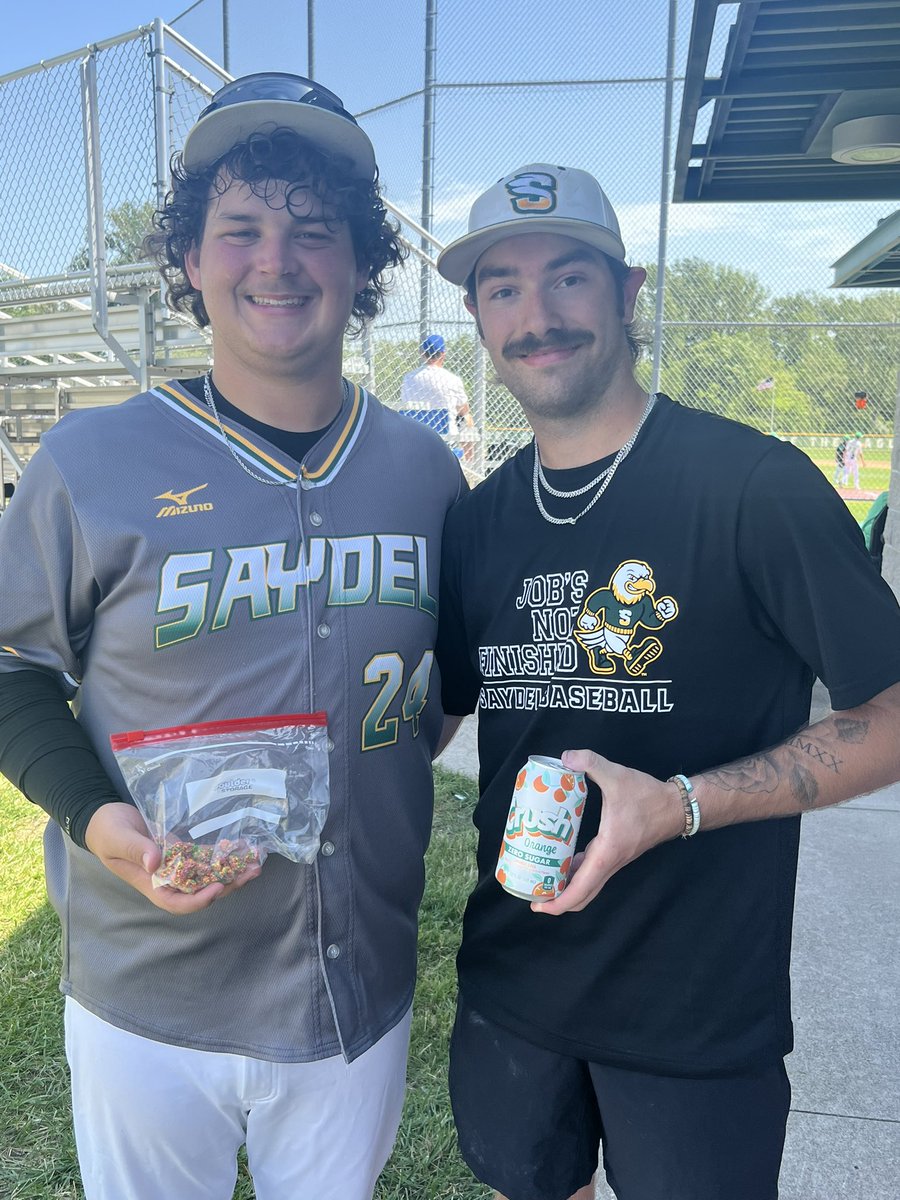 #victorycrush time!

<a href="/adammein18/">Adam Mein</a> Ks 9 en route to his 6th win of the year. 

<a href="/Kamdenj10/">Kamden Jorgensen</a> hits a 3R HR to put the Eagles ahead for good! 

Saydel 9-4 over Webster City.