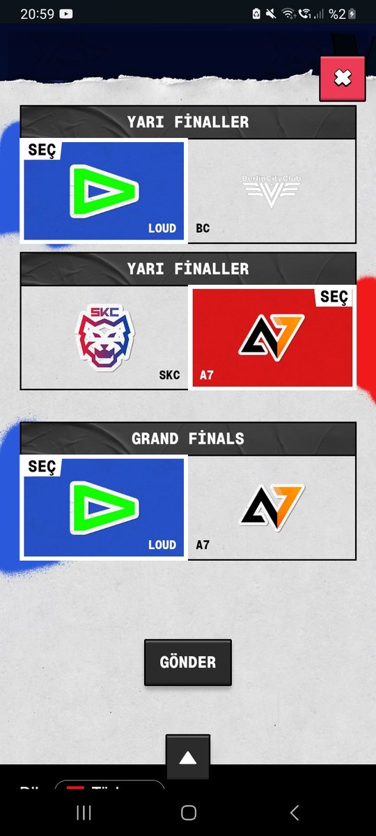 My predictions before south america monthly finals

#Supercell #BrawlStars #BSC25