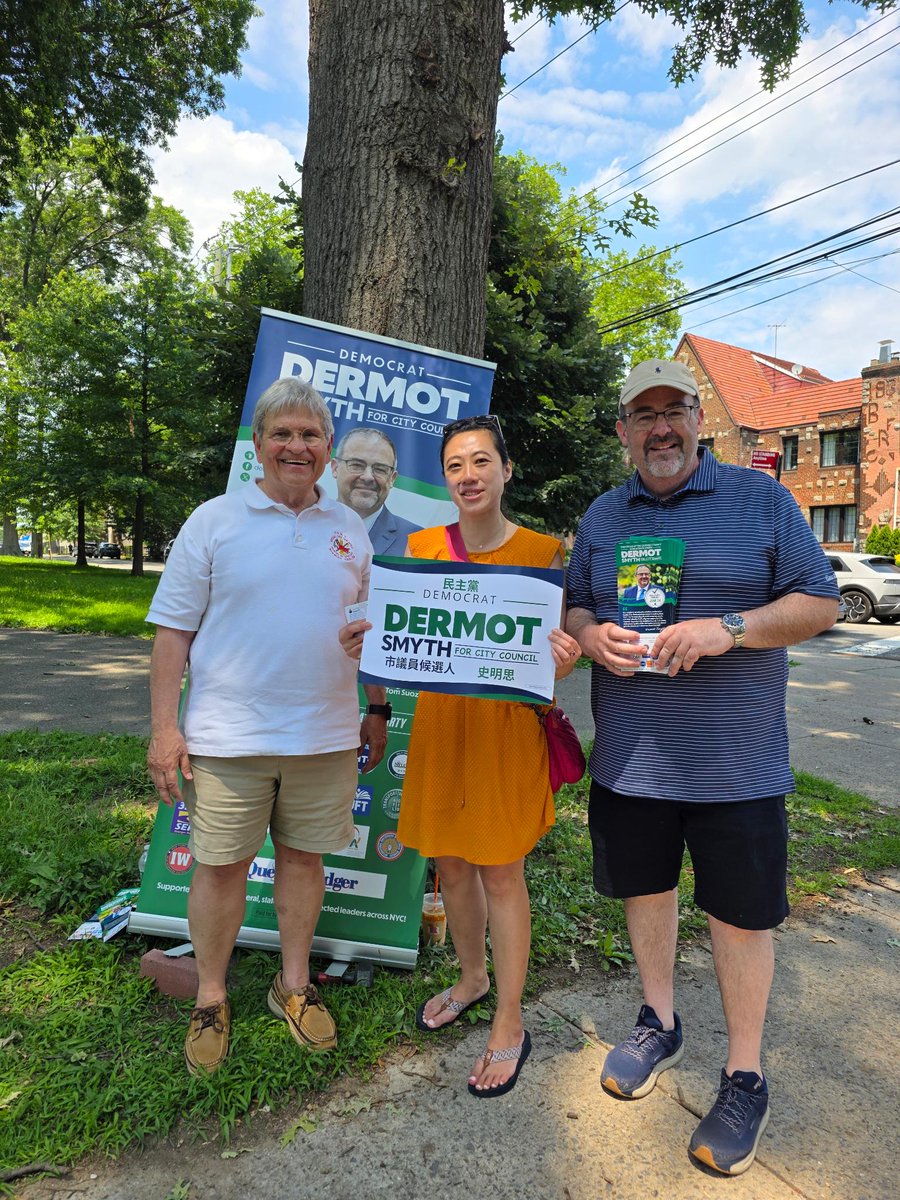 Sandra Ung 黄敏仪 (@sandraforny1) on Twitter photo It's getting warm out there, but we're hitting the streets to talk to voters about why <a href="/dpsmyth1/">Dermot Smyth</a> is the best candidate in the primary election on Tuesday! Consider beating the heat by early voting today - find your poll site here: findmypollsite.vote.nyc It's getting warm out there, but we're hitting the streets to talk to voters about why <a href="/dpsmyth1/">Dermot Smyth</a> is the best candidate in the primary election on Tuesday! Consider beating the heat by early voting today - find your poll site here: findmypollsite.vote.nyc