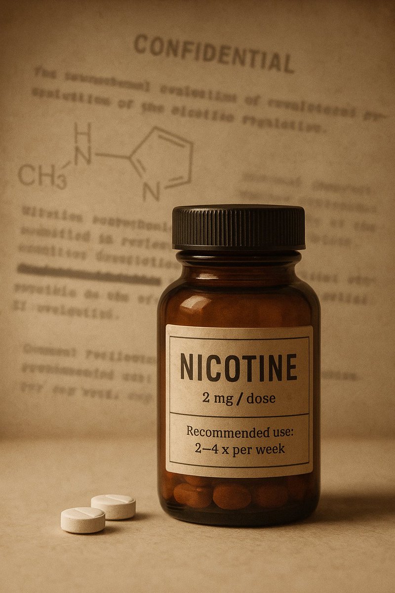 النيكوتين: أكثر جزء يُكذب بشأنه الطب

أقنعونا بأنه يُسبب السرطان.

لم يُخبرونا أنه يُعزز التركيز، ويُحسّن الأيض، ويحمي الدماغ.

حان الوقت لكشف الحقيقة والعلم الذي دفنته شركات الأدوية الكبرى 🧵: