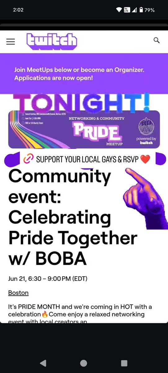 TwitchBoston's tweet image. TONIGHT !!
Support your local gays 😤 or else 👀
RSVP: meetups.twitch.tv/e/mp23es/