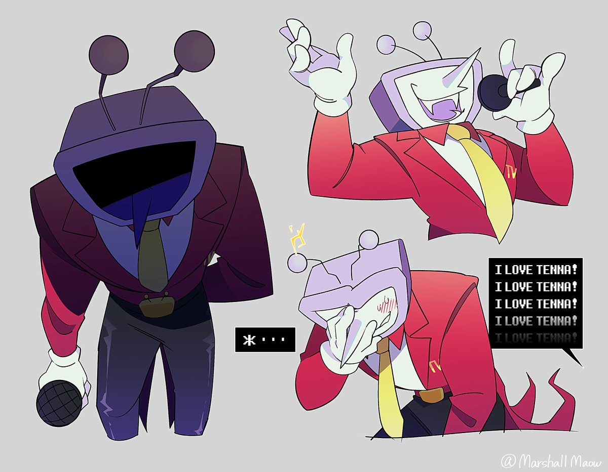 Say "I LOVE TV!" XX times
#deltarune #tenna