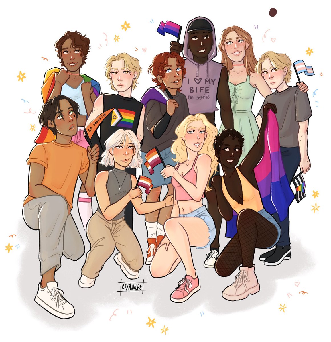 hap pwide monf 🏳️‍🌈🏳️‍⚧️
#aftg #aftgfanart