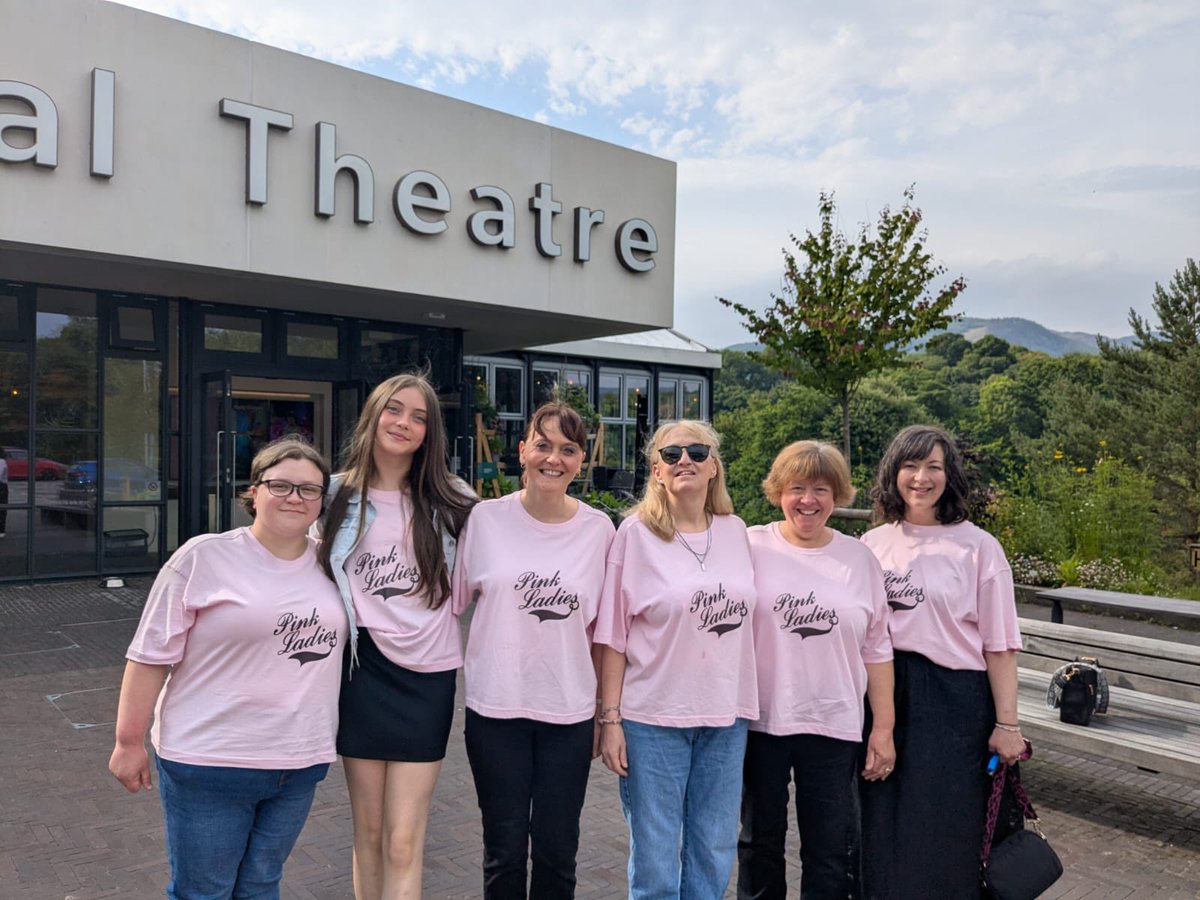The pink ladies are on tour @ Pitlochry Festival Theatre for Grease 🥰❤️