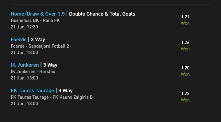 2Sgodo ⚽️🥇🇿🇦 (@2_sgodo) on Twitter photo BOOOM🍏🍏🍏🍏
2.25 Odds✅️
R2,340.32✅️
Congrats if u followed 🎊 👏 💐 🥳 <a href="/Easybet_SA/">Easybet South Africa</a>
NB. You must be 18+ l Ts & Cs Apply ⚠️ BOOOM🍏🍏🍏🍏
2.25 Odds✅️
R2,340.32✅️
Congrats if u followed 🎊 👏 💐 🥳 <a href="/Easybet_SA/">Easybet South Africa</a>
NB. You must be 18+ l Ts & Cs Apply ⚠️