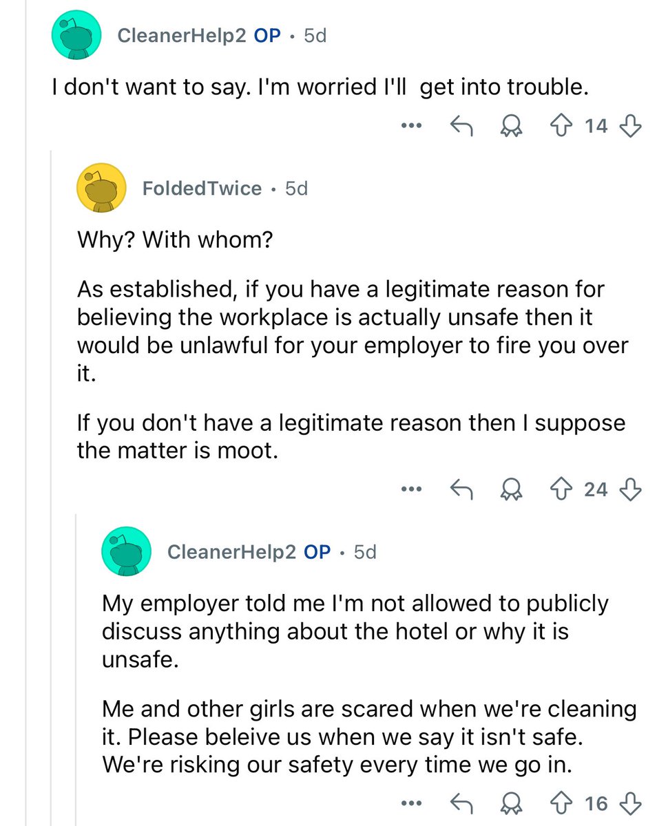 JackHadders's tweet image. She further mentioned that her employer has given specific instructions to not say “why” the hotel is so unsafe publicly.

People are being frightened and bullied into silence just to protect hoards of dangerous foreign men