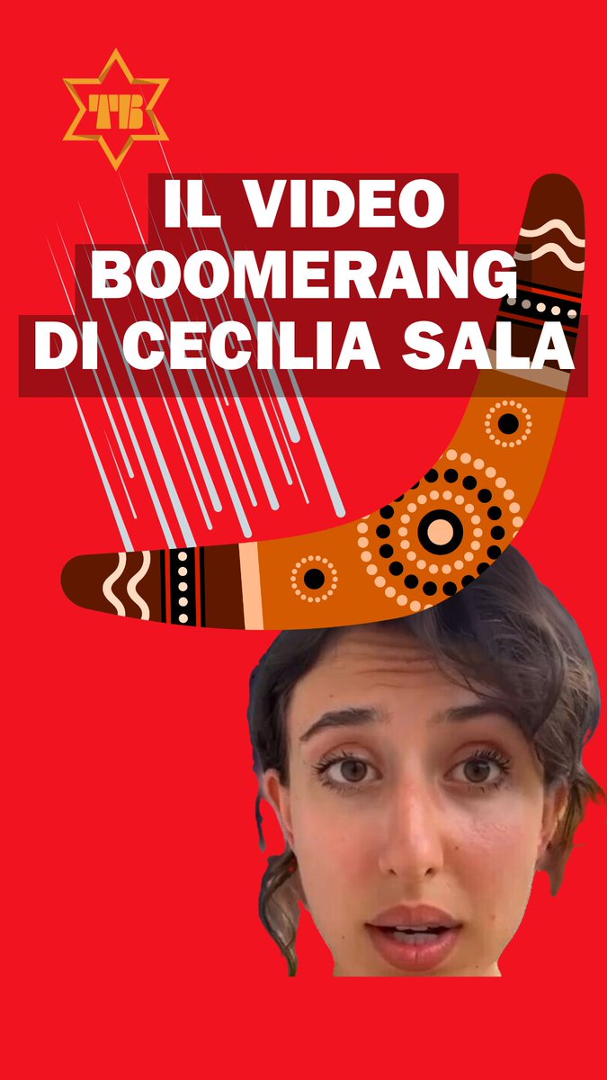 Il Boomerang Cecilia Sala
Rimettiamo tutta la storia insieme in un post solo.

In queste ore Cecilia Sala è in grossa difficoltà

Da Grande conoscitrice della situazione iraniana ha voluto postare un video che pretenderebbe di mostrare la vita in Iran in modo provocatorio, ma è