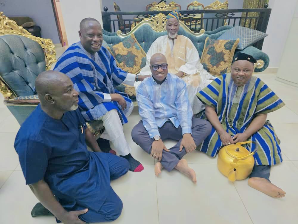 I had the distinct honor of paying a courtesy call on the Yaa Naa Mahama Abukari Gariba II, the revered king of the Dagbon Kingdom. 

Our discussion delved into matters of national importance, and I greatly appreciate the king's profound insights and sage advice. 
I extend my