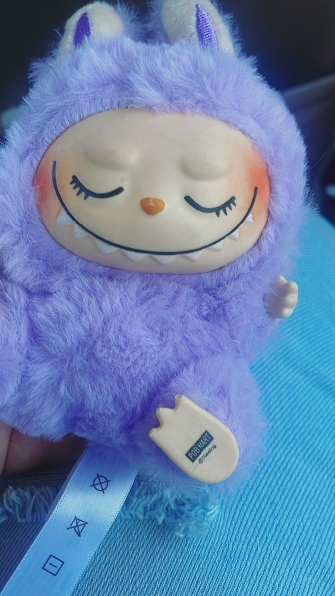 cherryplushies's tweet image. Holaaa tengo mi primer Labubu! It’s soooo me el color morado es mi segundo color favorita! and it’s sooo me hahaha !! 🥺💜

#Labubus
