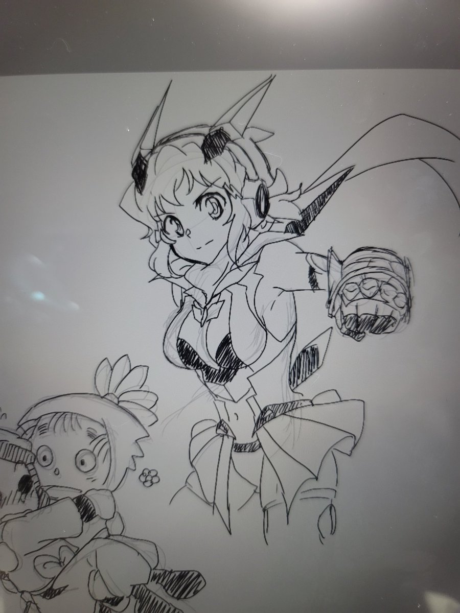 新しいお絵描きタブレット届いたので試し描きφ(。_。*)カキカキ 