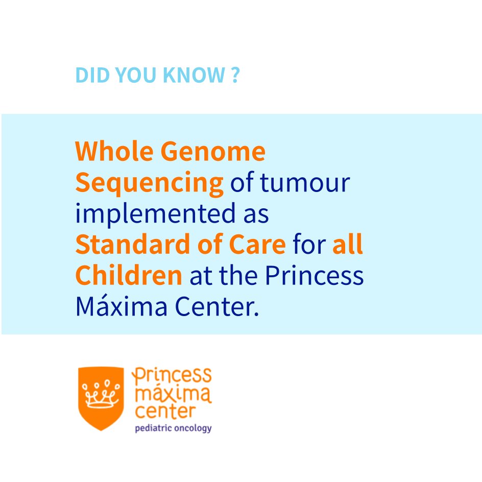 Some news are more heartening than others.
In a first, Princess Máxima Center for pediatric oncology will perform Whole Genome Sequencing of every newly admitted child before the start of their treatment.