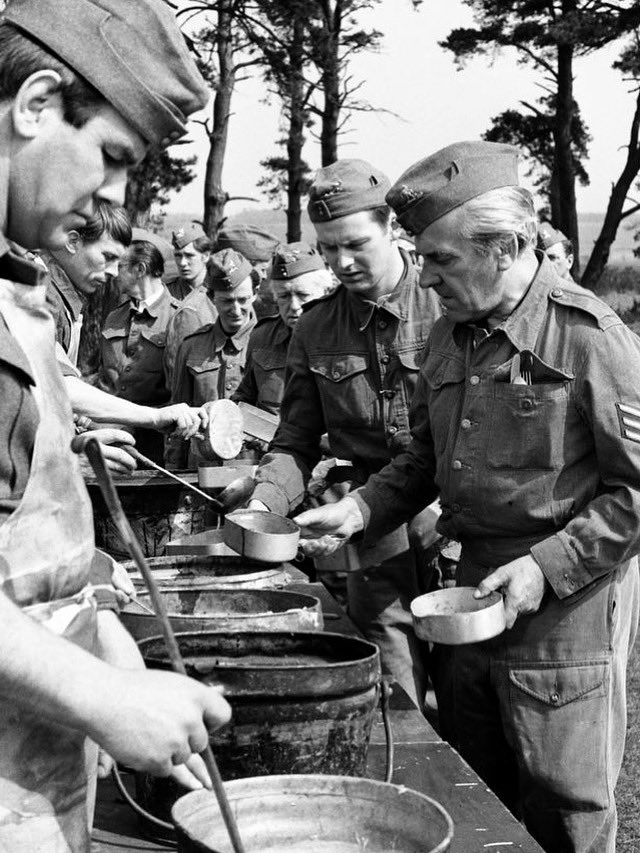 A wonderful shot during the filming of an exterior scene in Thetford… But what’s the episode?